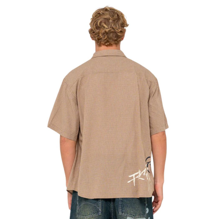 Rusty Hoodus Check Shirt Tobacco