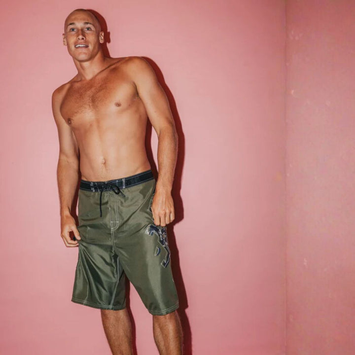 Rusty Hoodus Fixed Waist Boardshort Slate