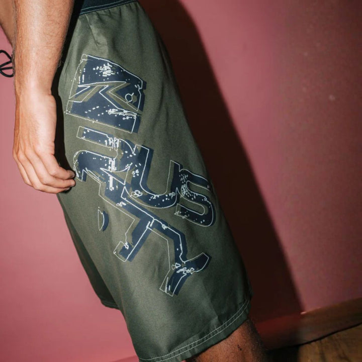 Rusty Hoodus Fixed Waist Boardshort Slate