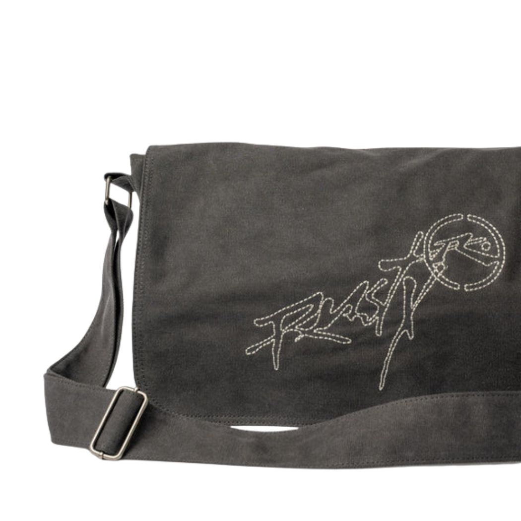 Rusty Hoodus Messenger Bag Washed Black