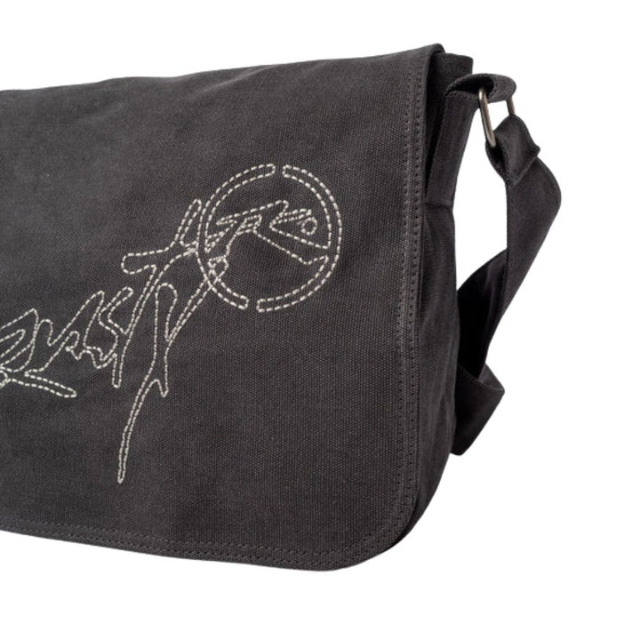Rusty Hoodus Messenger Bag Washed Black