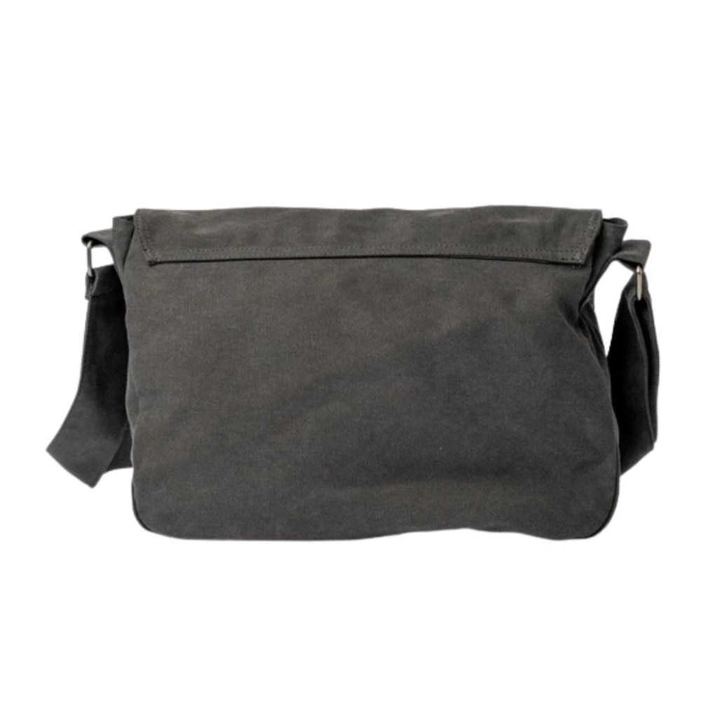 Rusty Hoodus Messenger Bag Washed Black