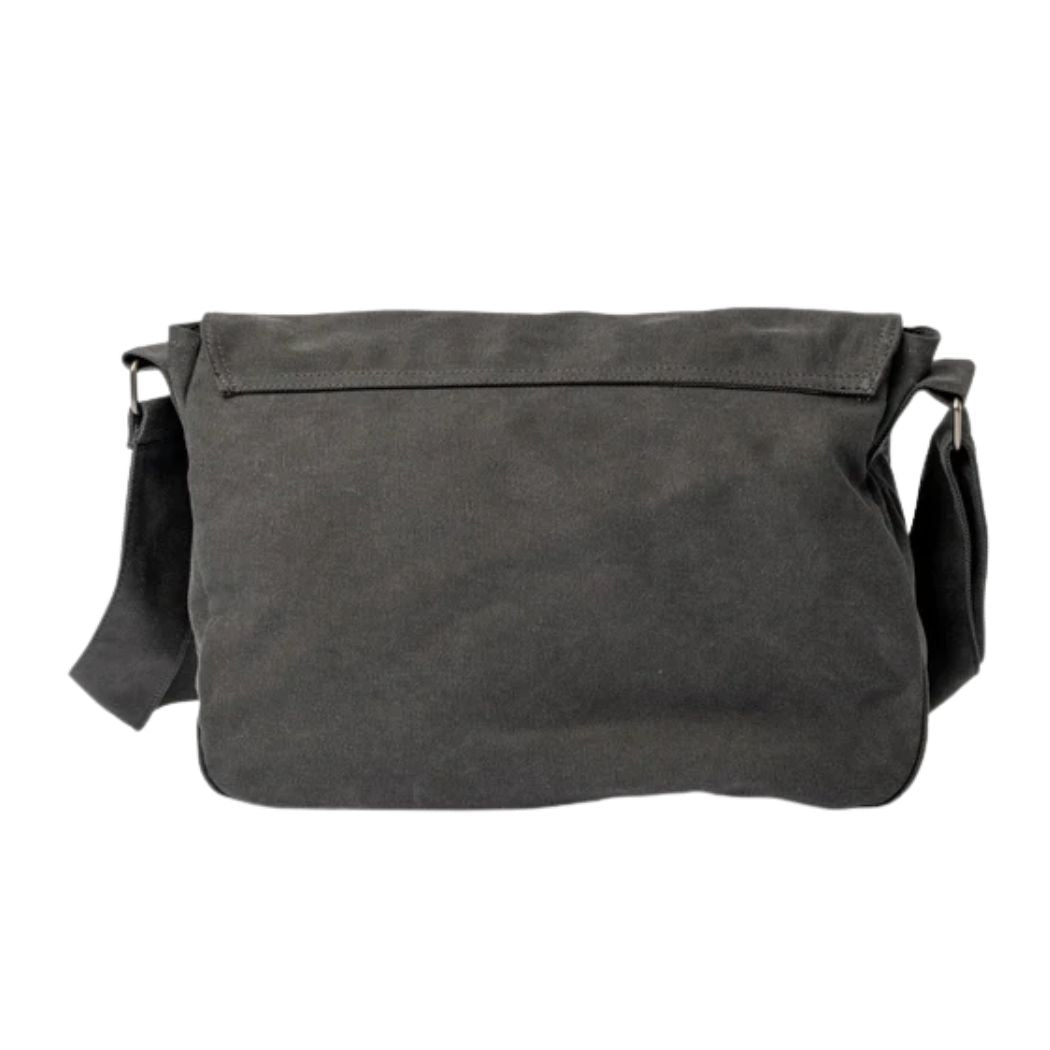 Rusty Hoodus Messenger Bag Washed Black