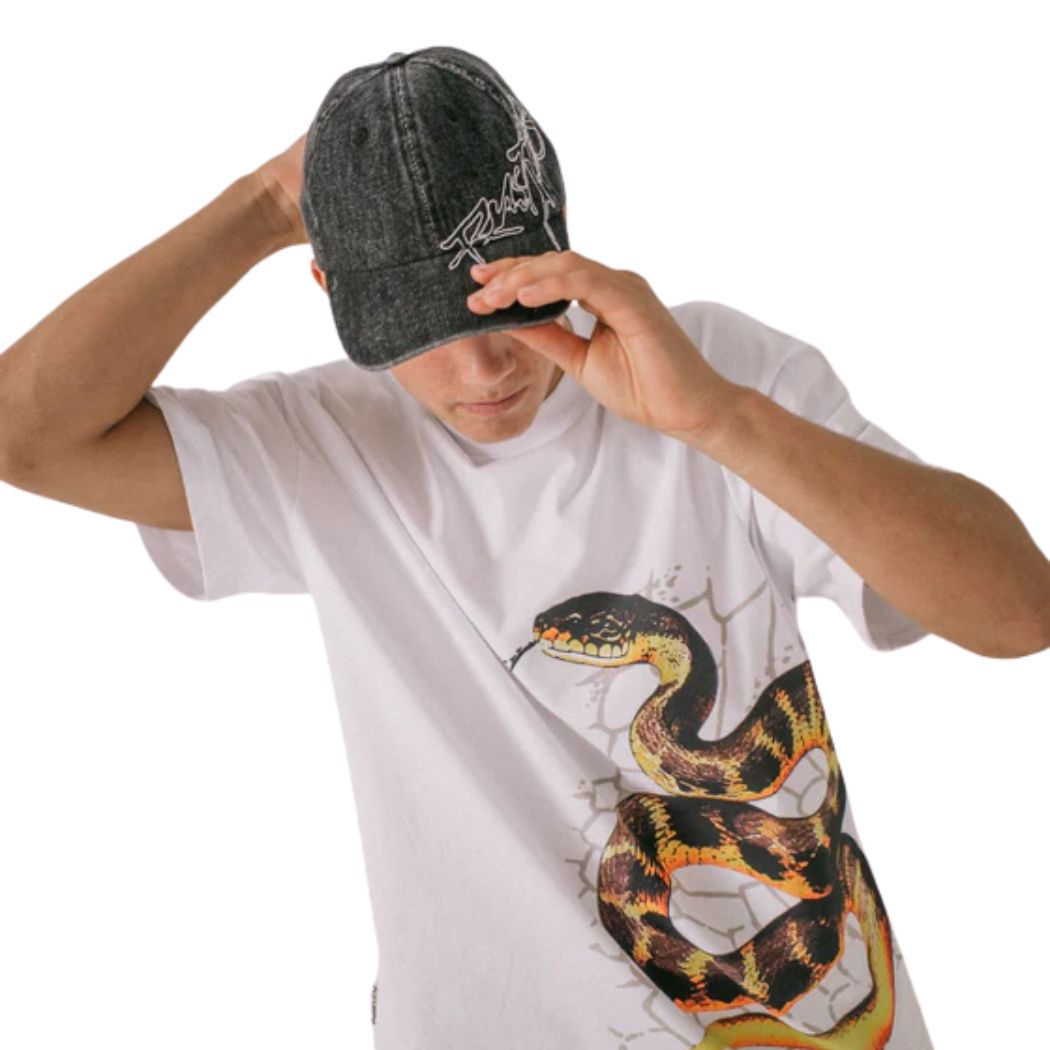 Rusty Hoodus Six Panel Cap Black