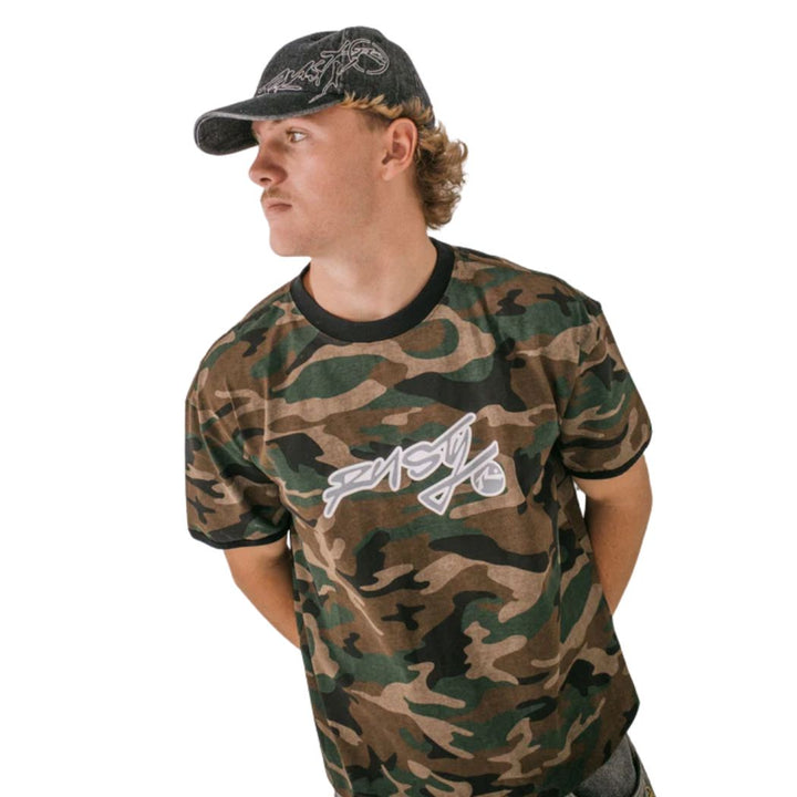 Rusty Hoodus Six Panel Cap Black