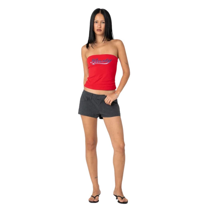 Rusty Horny Devil Tube Top Red