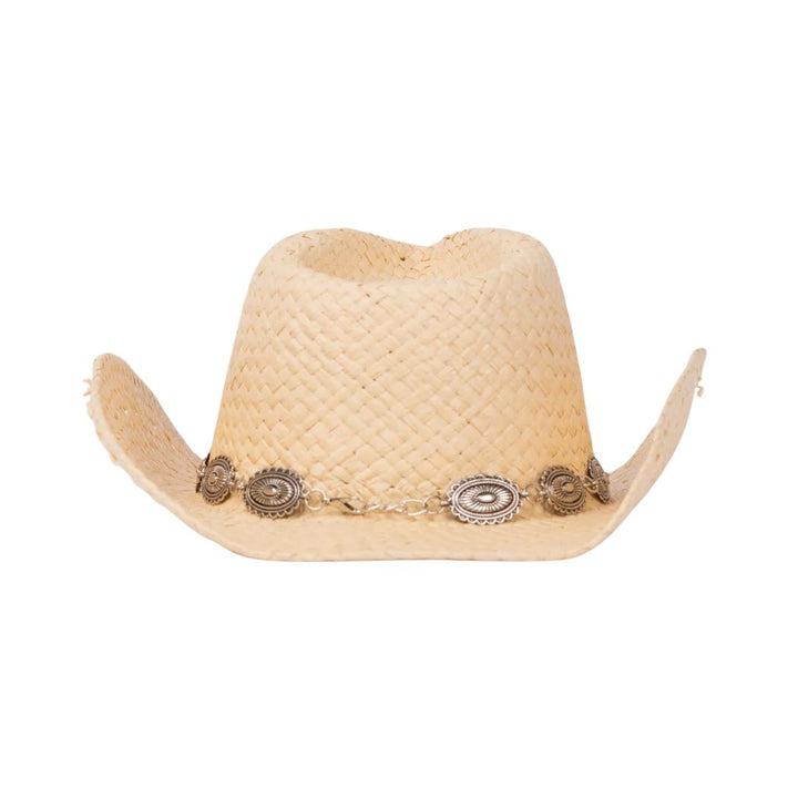 Rusty Howdy Cowboy Straw Hat Natural 1