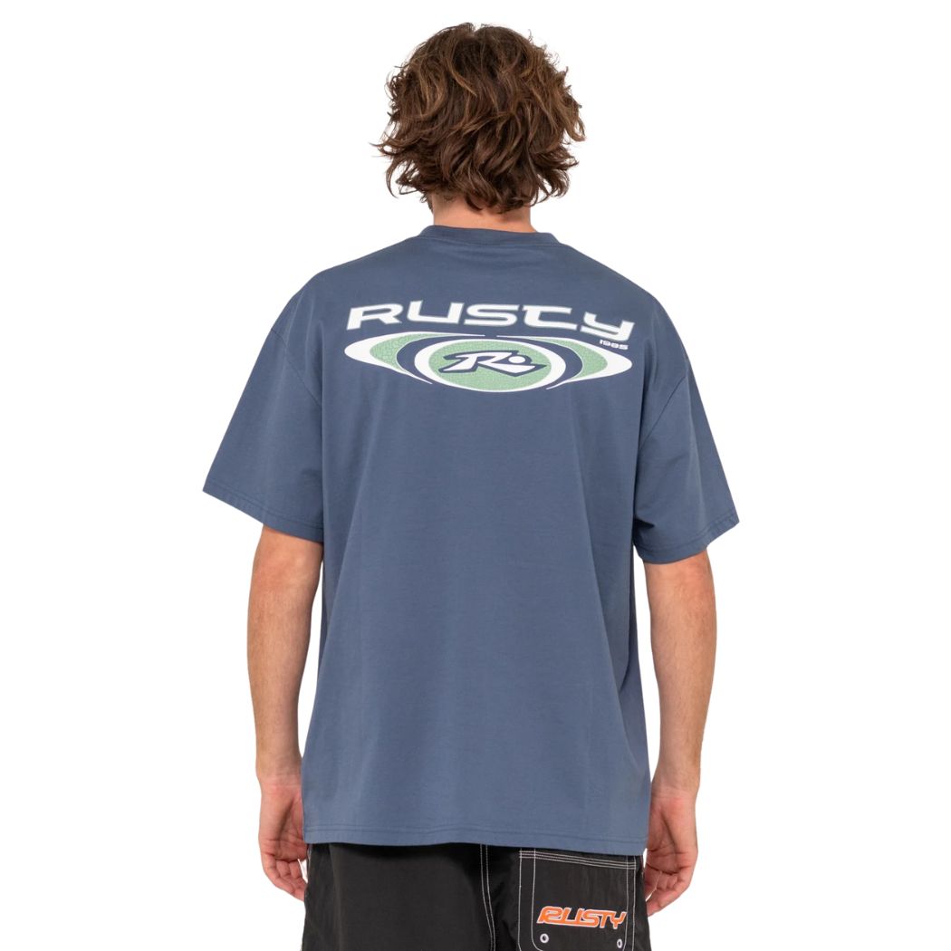 Rusty Irie Eye Tee China Blue