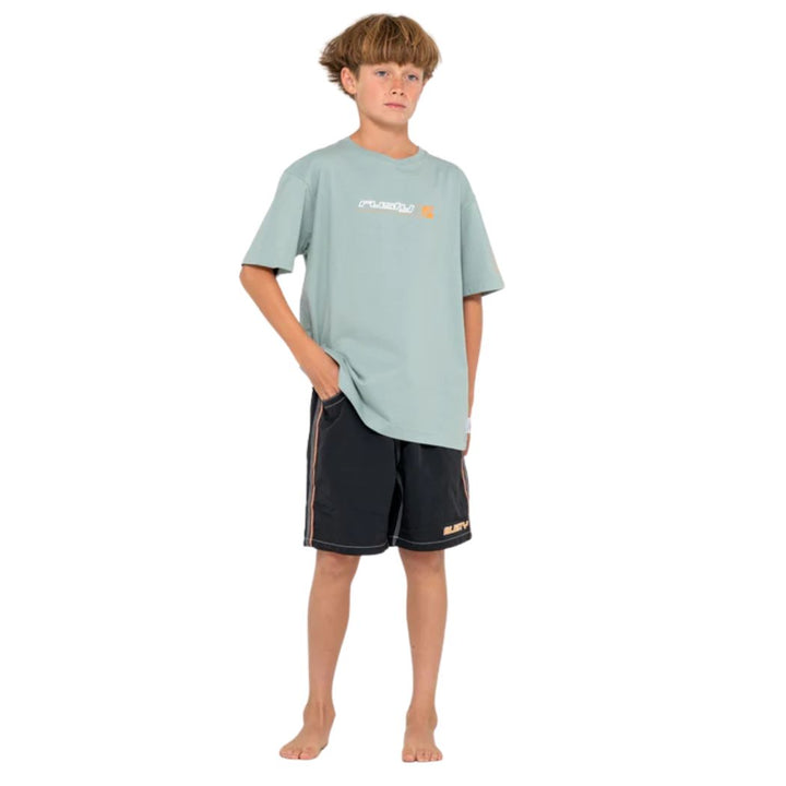 Rusty Jetsetter Tee Boys Slate