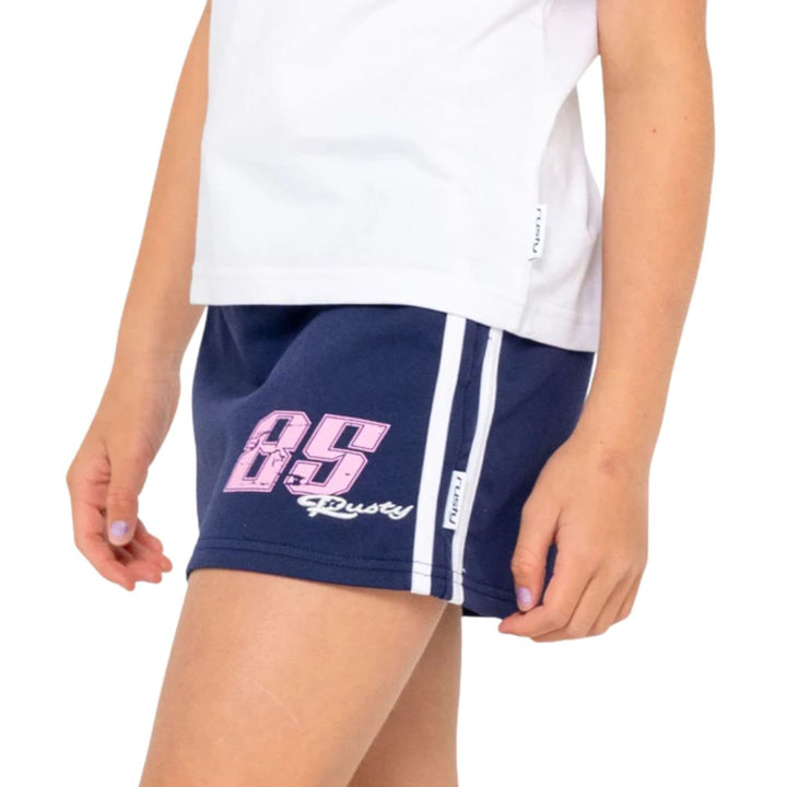 Rusty Le Low Rise Mini Skirt Girls Navy