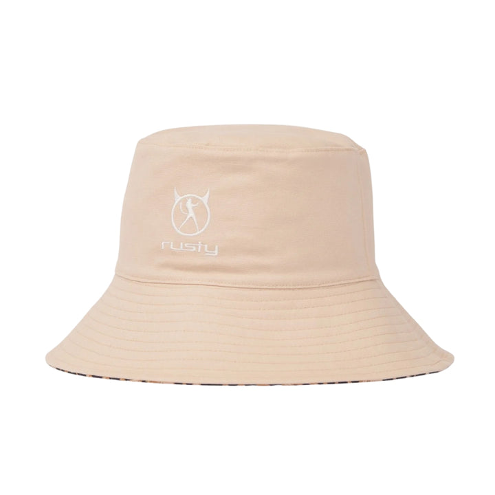 Rusty Lennie Leopard Reversible Bucket Hat Java