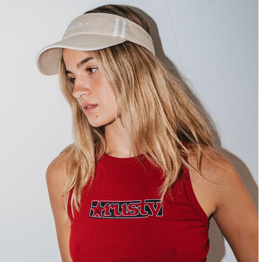 Rusty Love Visor Oatmeal