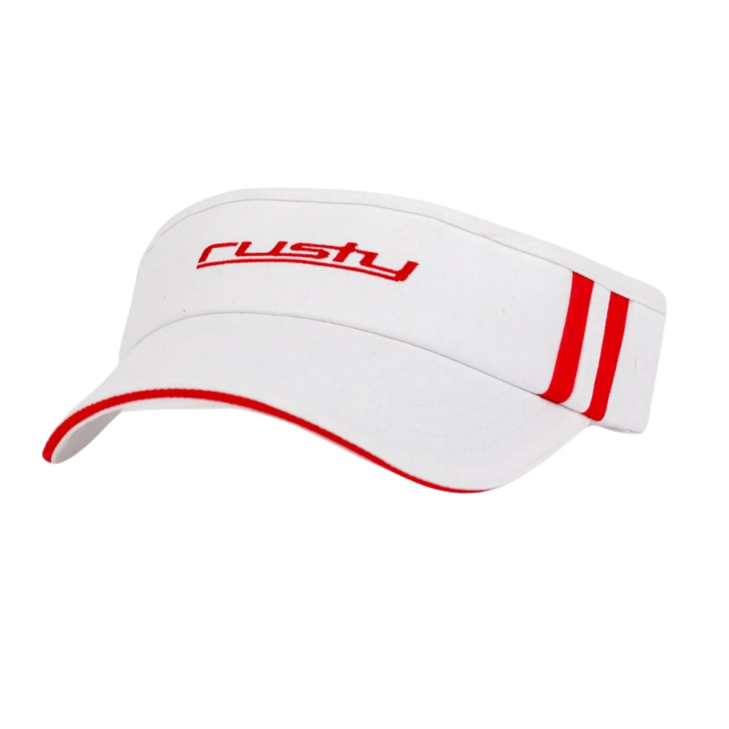 Rusty Love Visor White