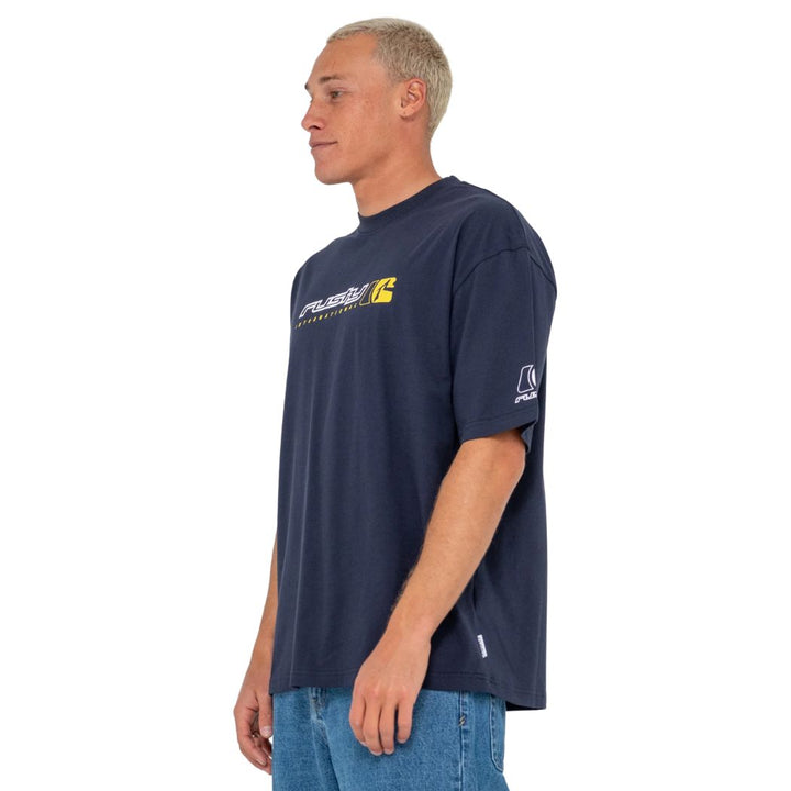 Rusty Jetsetter Short Sleeve Tee Navy Blue