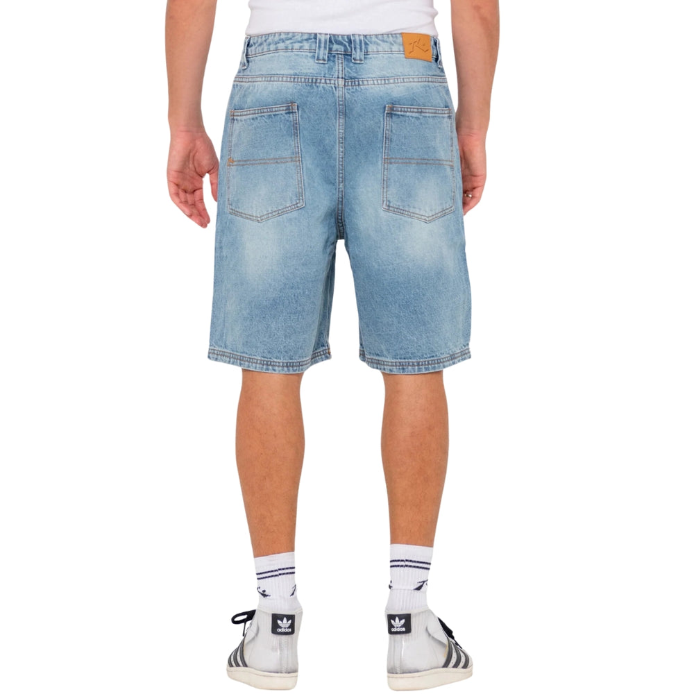 Rusty Lucifer Loose Jort Hard Hat Blue