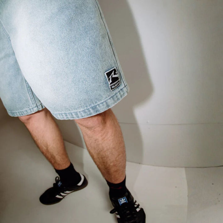 Rusty Manila Heritage 20" Relaxed Jort Hard Hat Blue