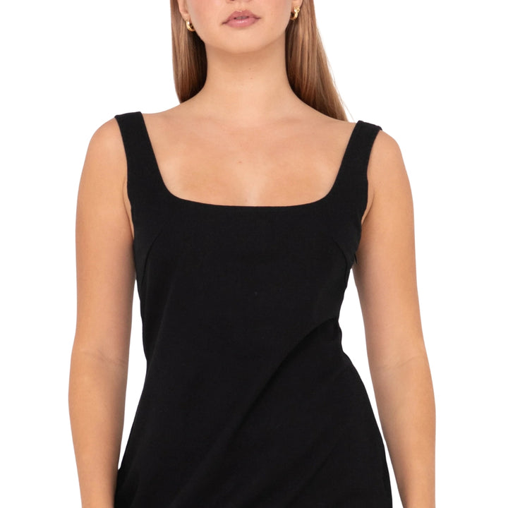 Rusty Meg Slip Dress Black