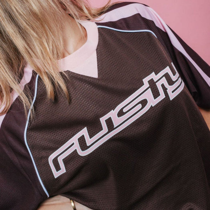 Rusty Naples Contrast Oversize Sports Jersey Nutshell