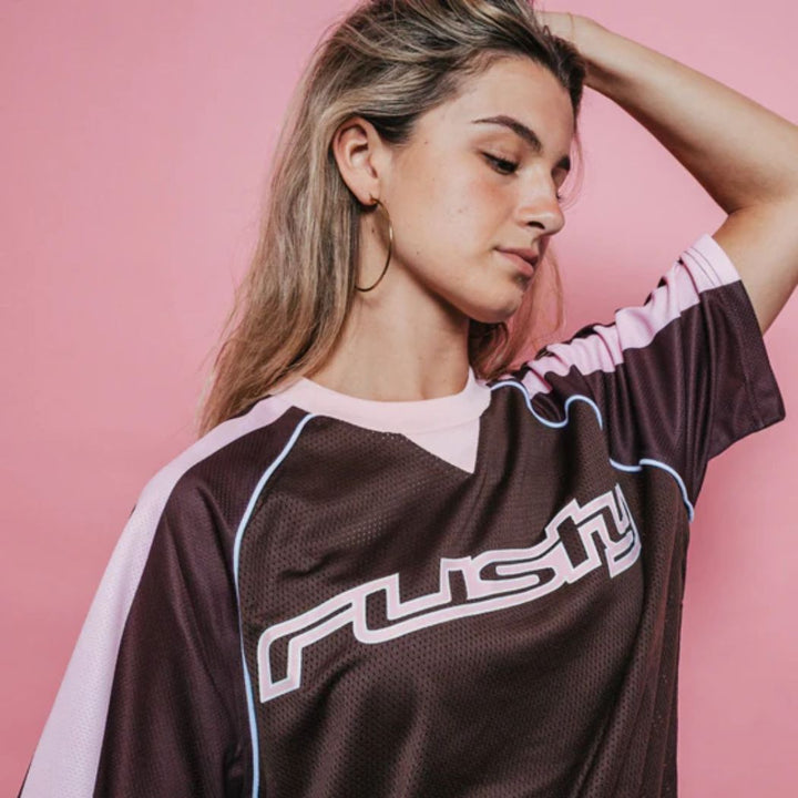 Rusty Naples Contrast Oversize Sports Jersey Nutshell