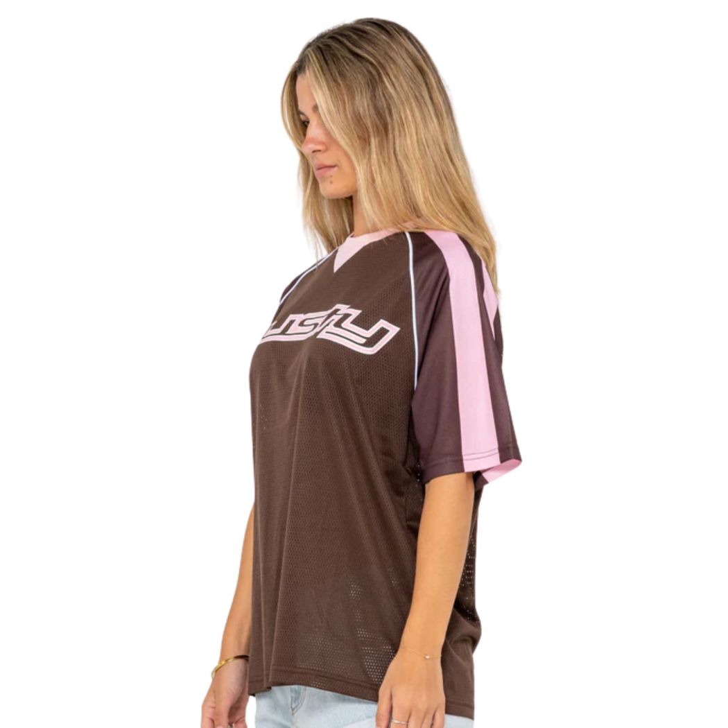 Rusty Naples Contrast Oversize Sports Jersey Nutshell