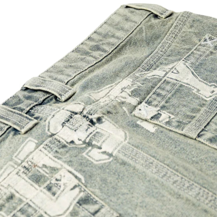 Rusty Norty Low Rise Denim Micro Mini Skirt Dirty Dawg