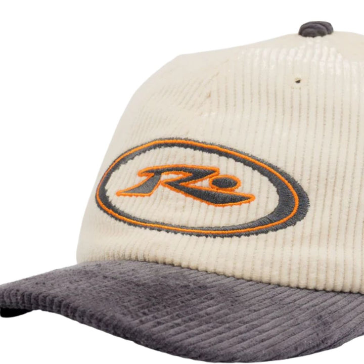 Rusty Orbit Cord Six Panel Cap Coal