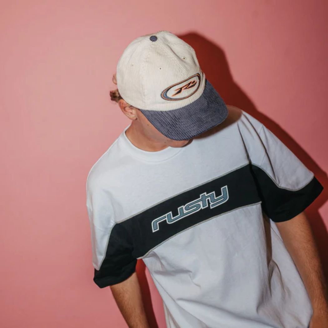 Rusty Orbit Cord Six Panel Cap Coal