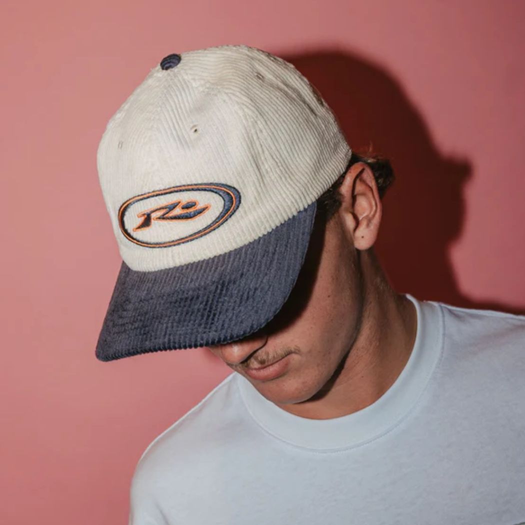 Rusty Orbit Cord Six Panel Cap Coal