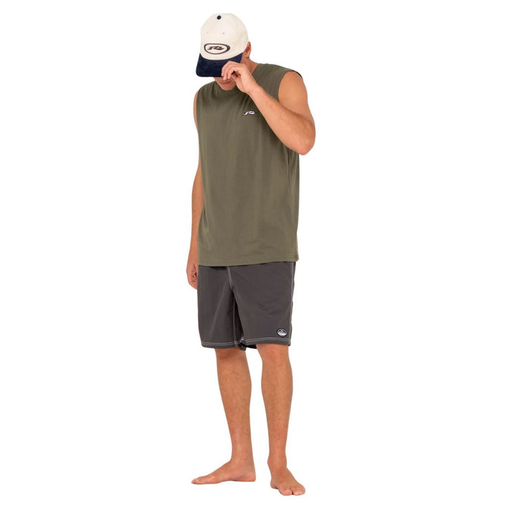 Rusty Orbit Cord Six Panel Cap Navy Blue
