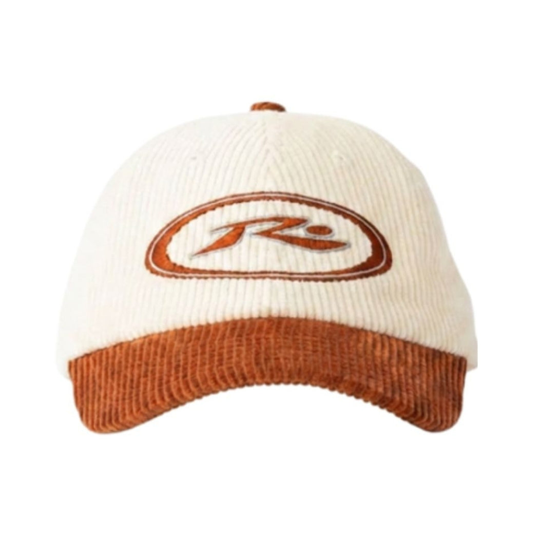 Rusty Orbit Cord Six Panel Cap Tobacco
