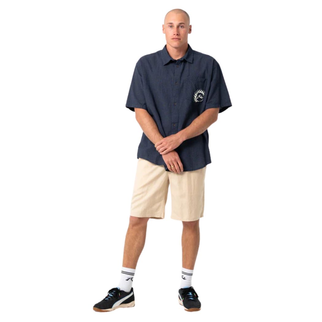 Rusty Overtone Elastic Waist Short Light Fennel