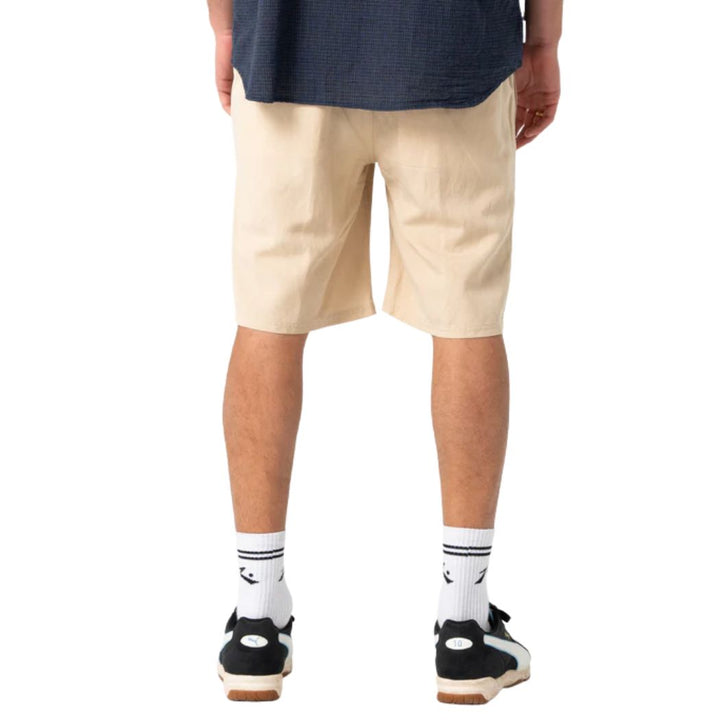 Rusty Overtone Elastic Waist Short Light Fennel