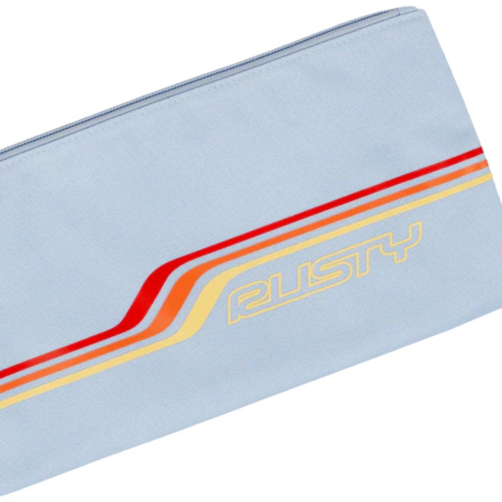 Rusty Paradise Pencil Case Girls Retro Blue
