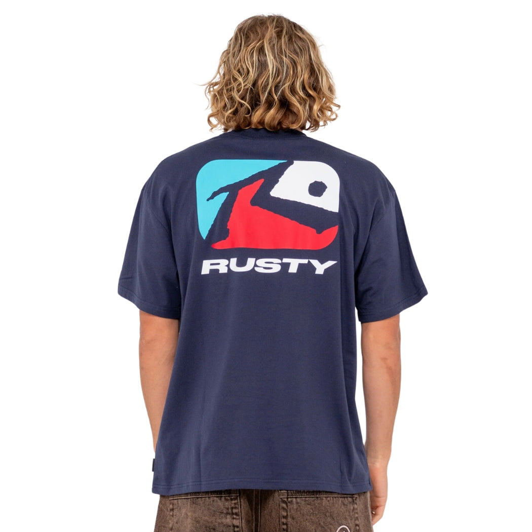 Rusty Phenom Tee Navy Blue