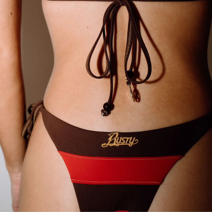 Rusty Rack City Brazilian Tie Bikini Bottom Java