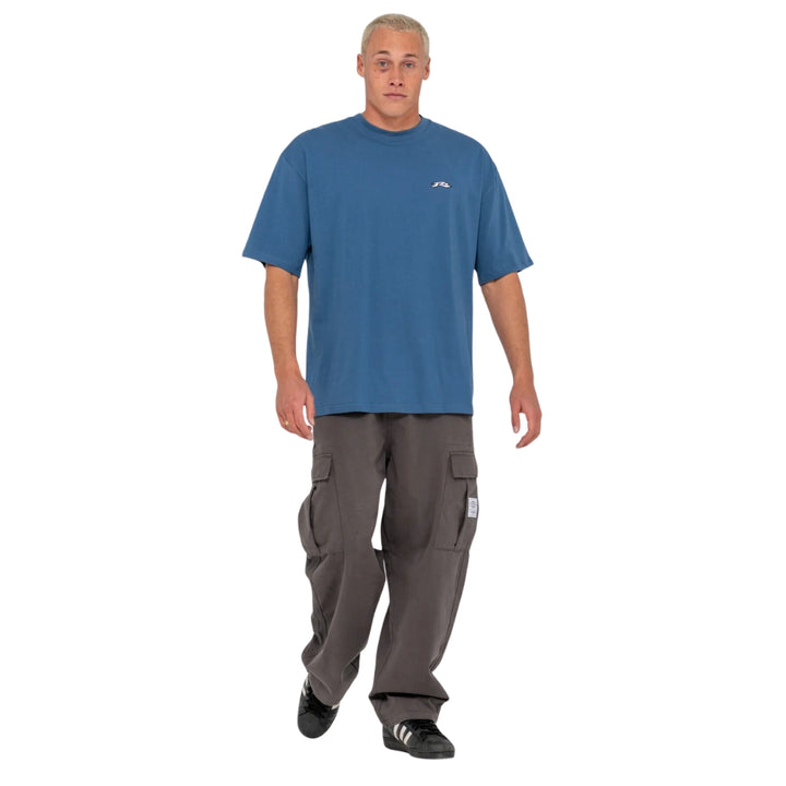 Rusty Registered Short Sleeve Tee Atlantic Blue