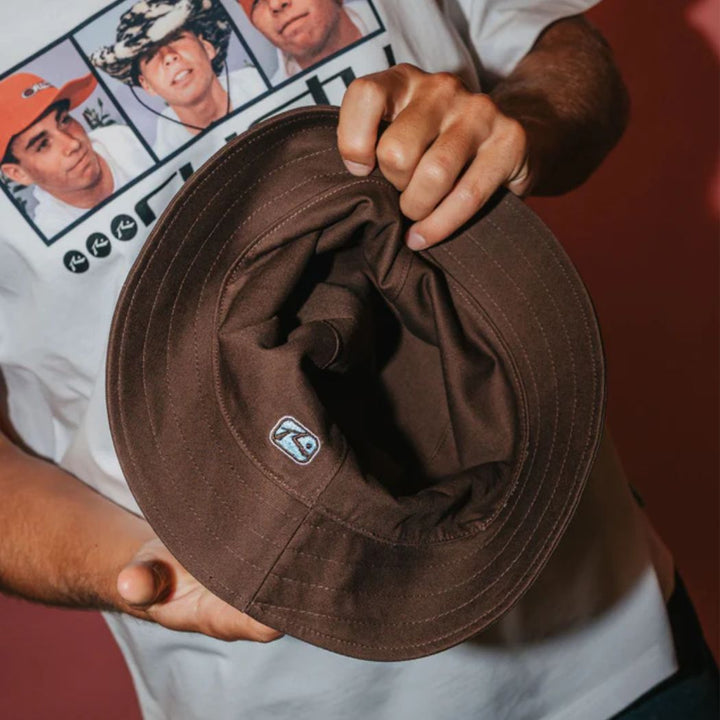 Rusty Reverb Reversible Bucket Hat Pinecone