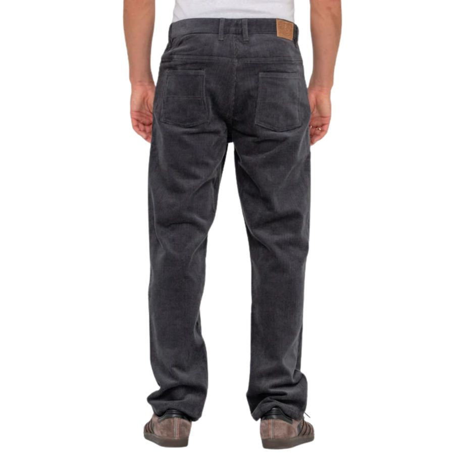 Rusty Rifts Straight Leg Cord Pant Coal