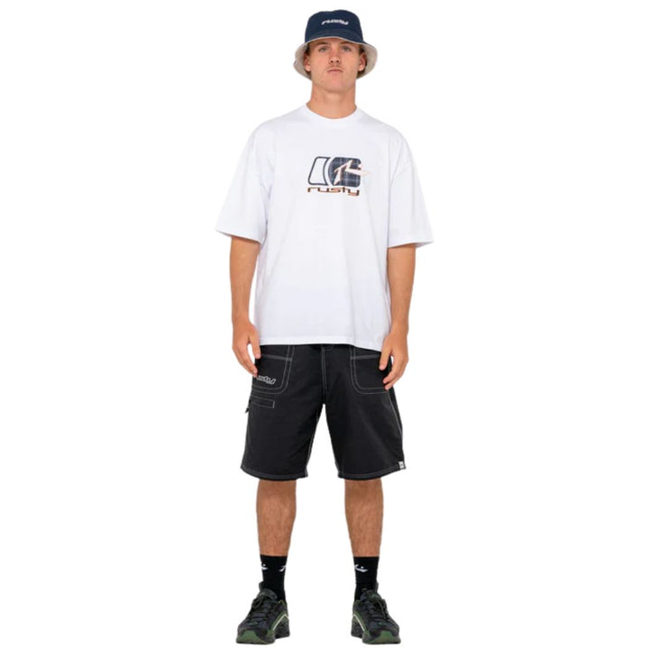 Rusty Road Trip Reversible Bucket Hat Navy Blue