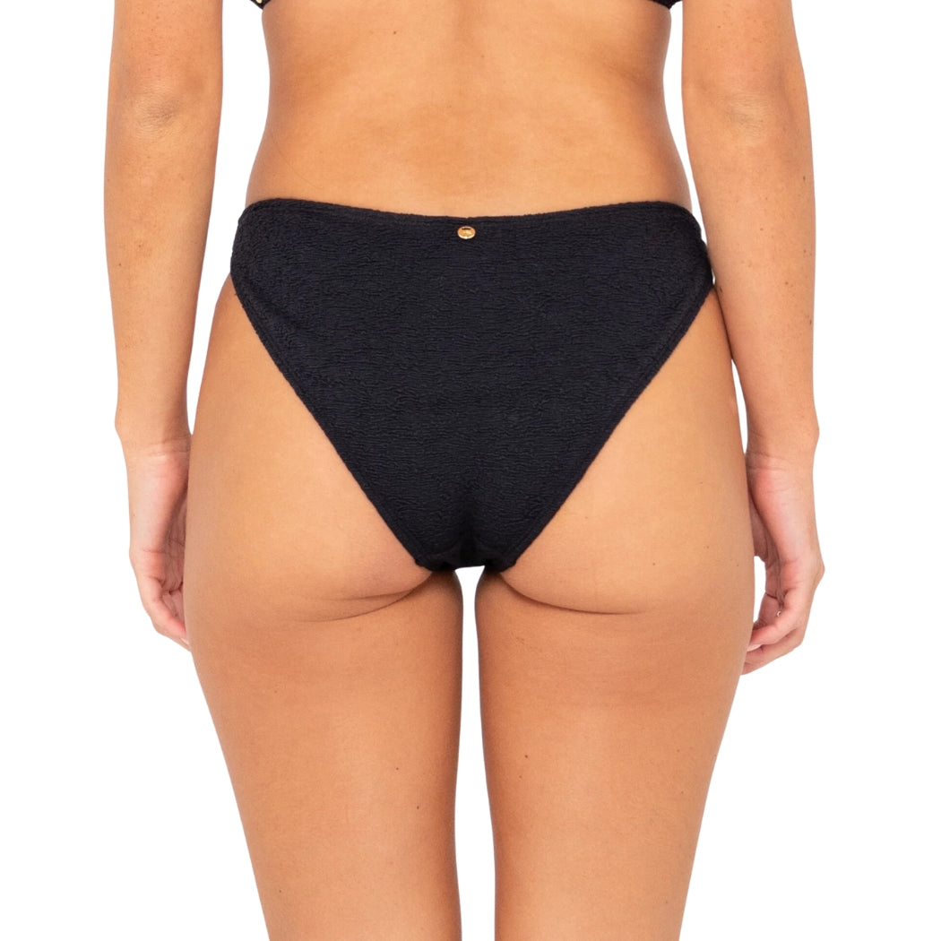 Rusty Sandalwood Classic Bikini Pant Black