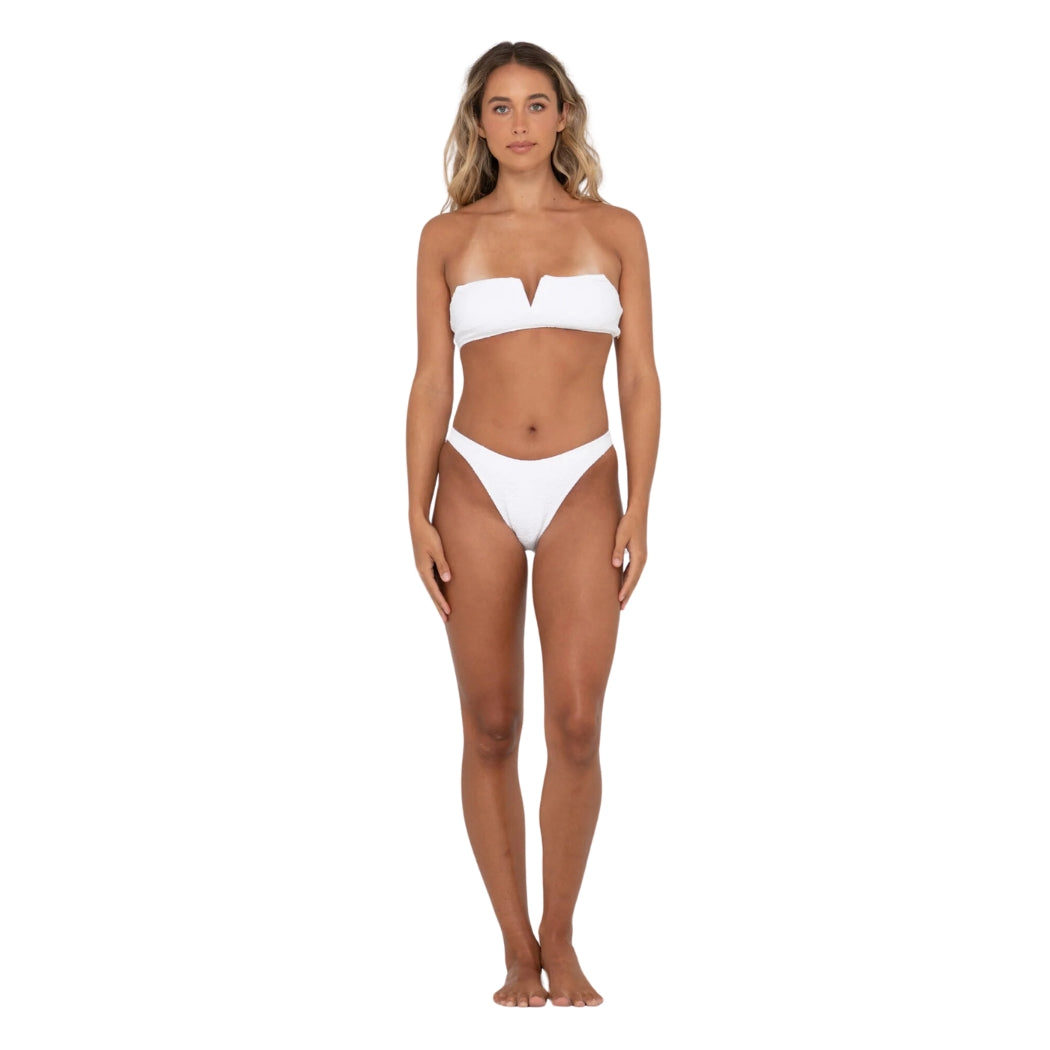 Rusty Sandalwood Classic Bikini Pant Bright White
