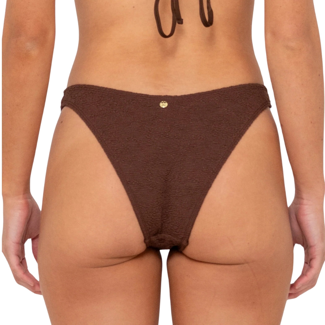 Rusty Sandalwood Midi Bikini Pant Java