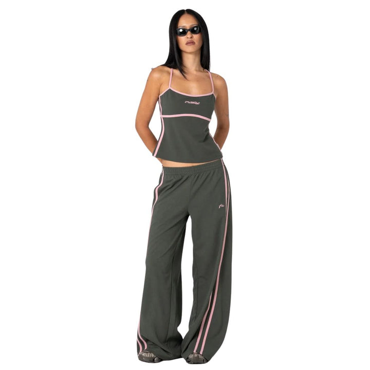 Rusty Sister Bronson Low Rise Trackpant Savanna Pink A Boo