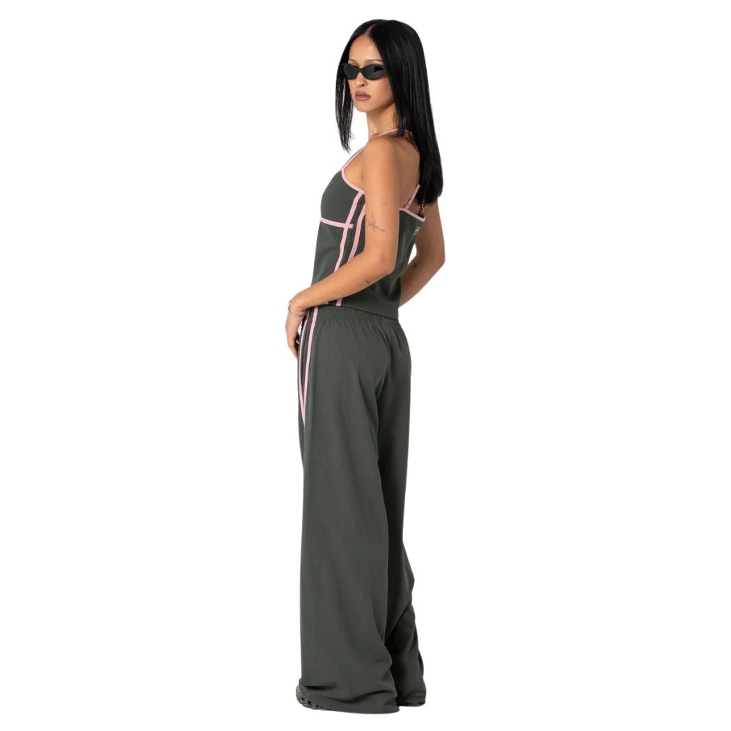 Rusty Sister Bronson Low Rise Trackpant Savanna Pink A Boo
