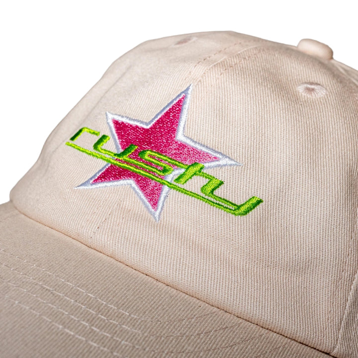 Rusty Star Burst Adjustable Cap Girls Oatmeal
