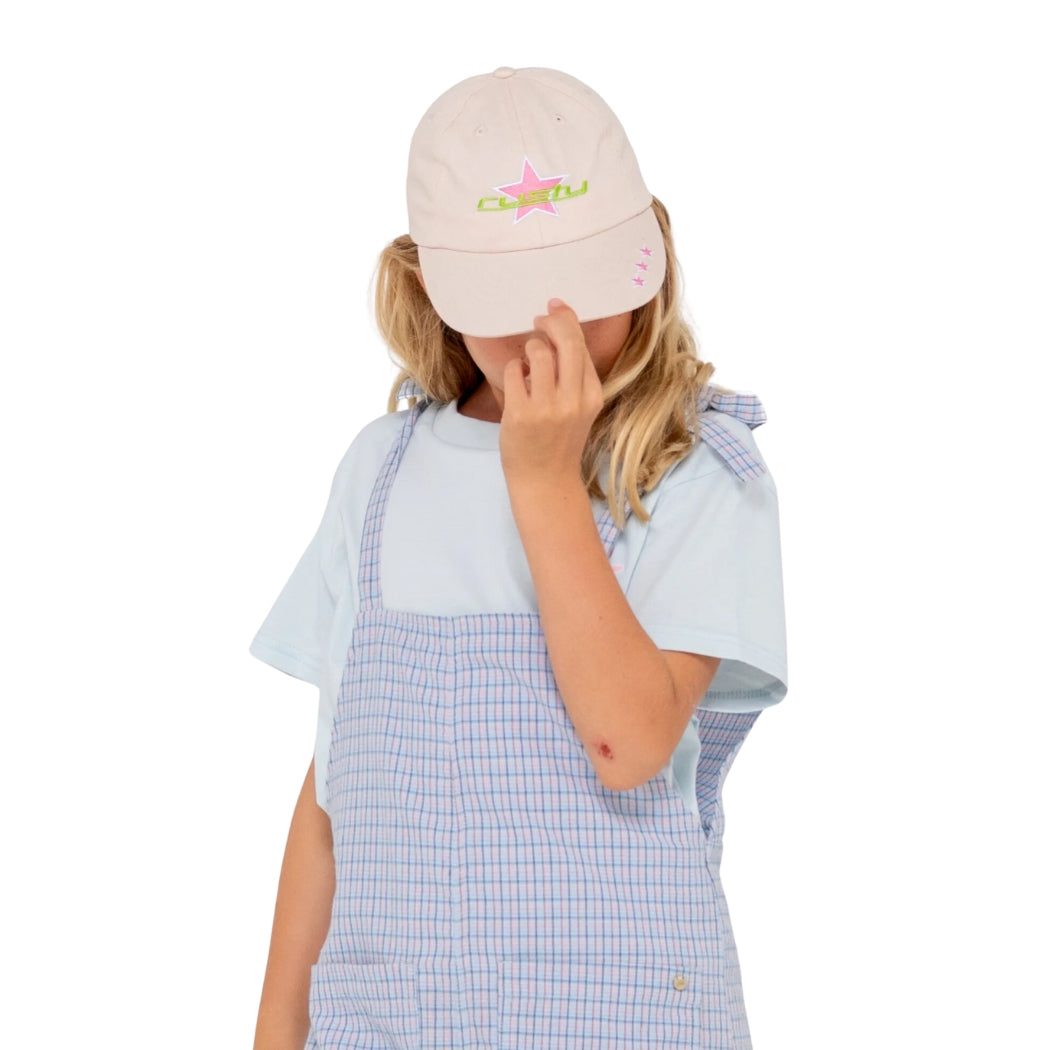 Rusty Star Burst Adjustable Cap Girls Oatmeal