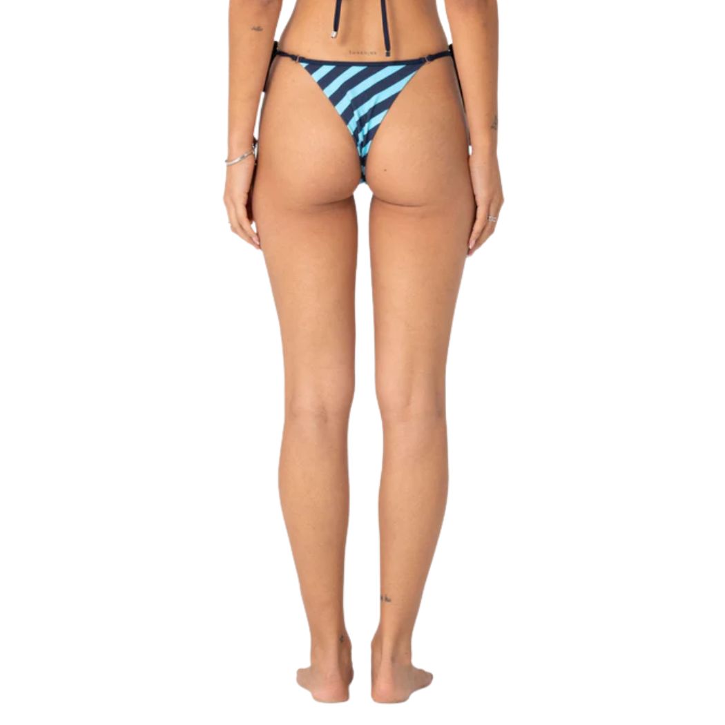 Rusty Stardom Cheeky Side Tie Bottom Navy Aqua