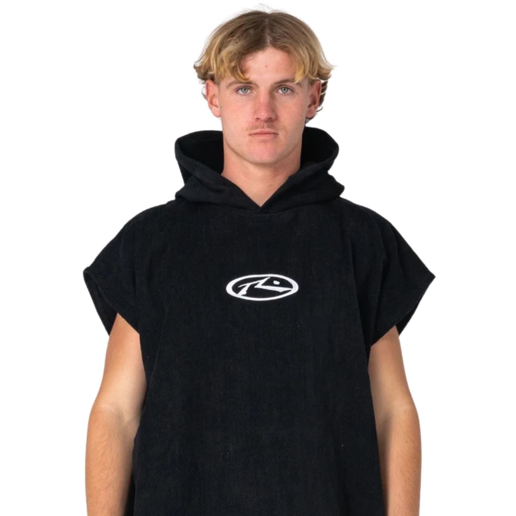 Rusty Trad Change Towel Black