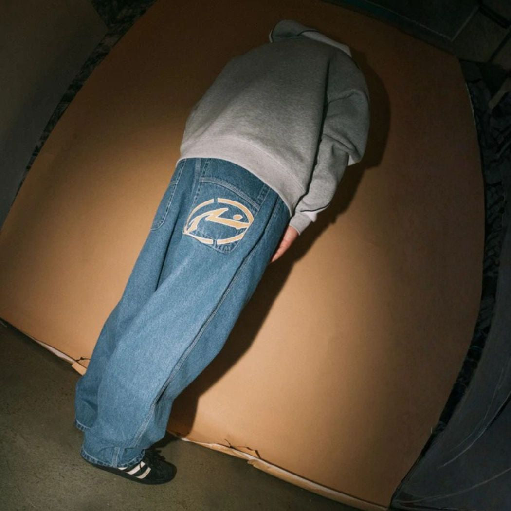 Rusty Turbo Baggy Jean Middy Blue