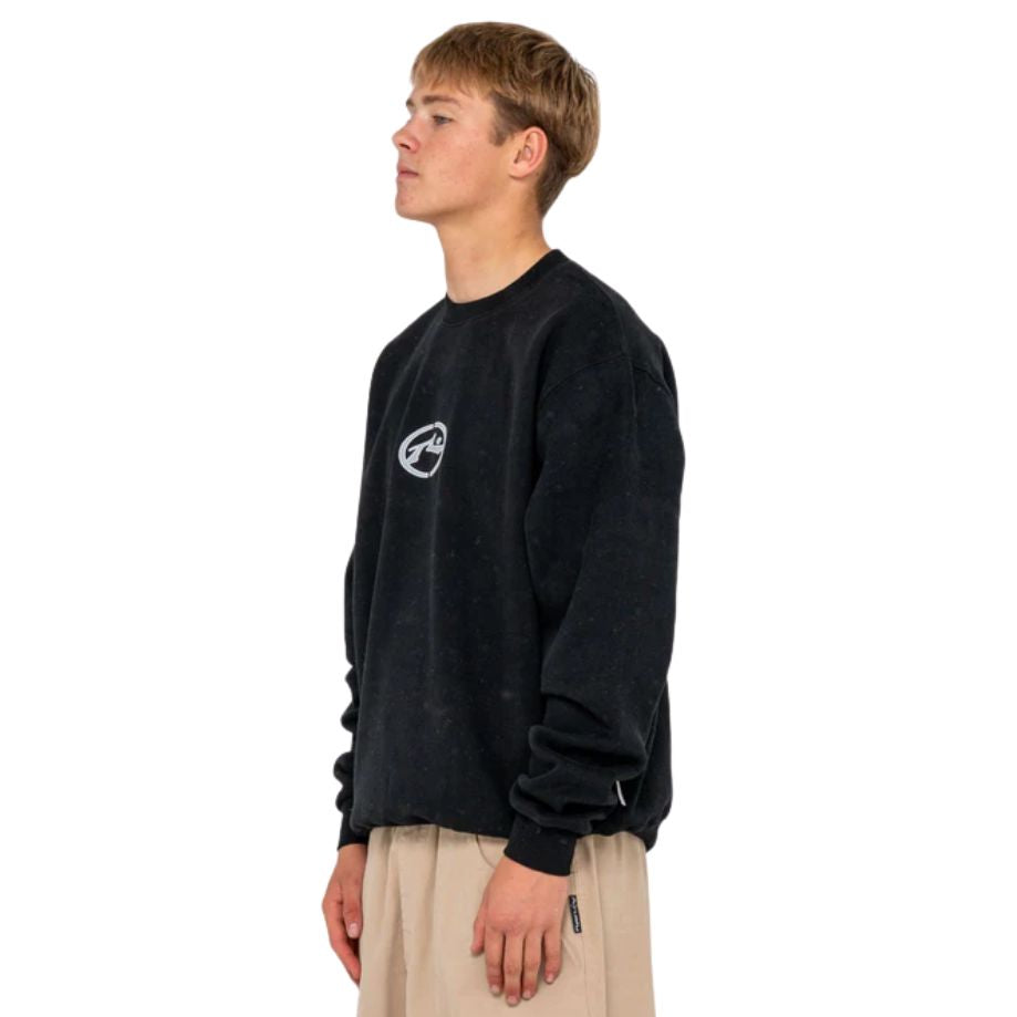 Rusty Turbo Crew Fleece Black